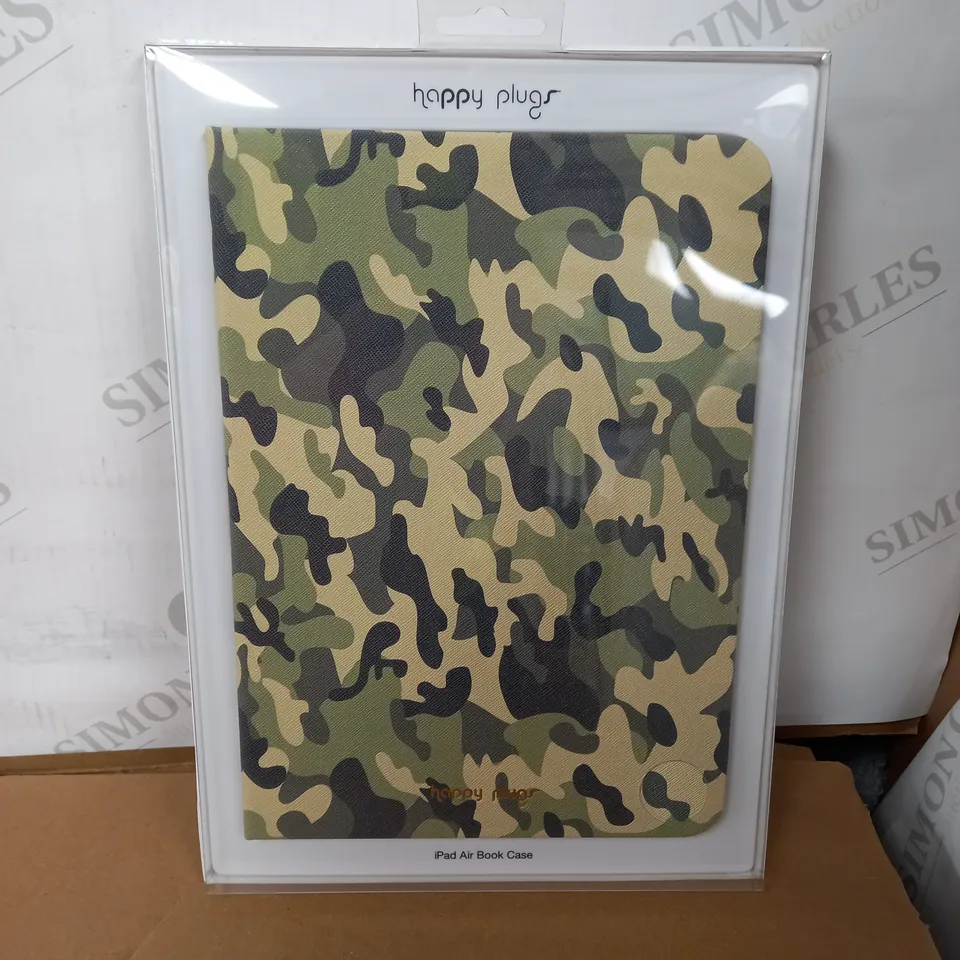 LOT OF 10 HAPPY PLUGS IPAD AIR BOOK CASES - CAMO