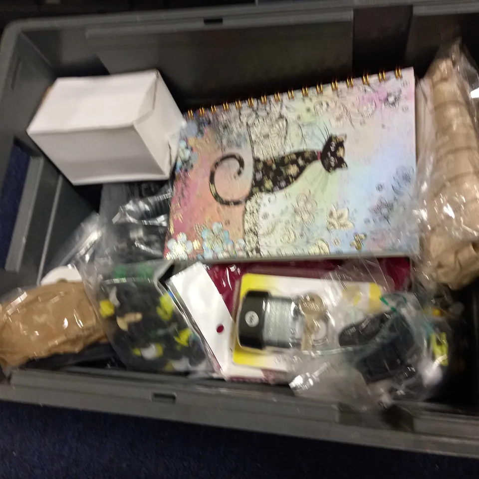 LOT OF ASSORTED HOUSEHOLD GOODS TO INCLUDE YALE HIGH PROTECTION LOCK, GONICC PS-1003, AND BOUTIQUE BLOOMS BOOK ETC.