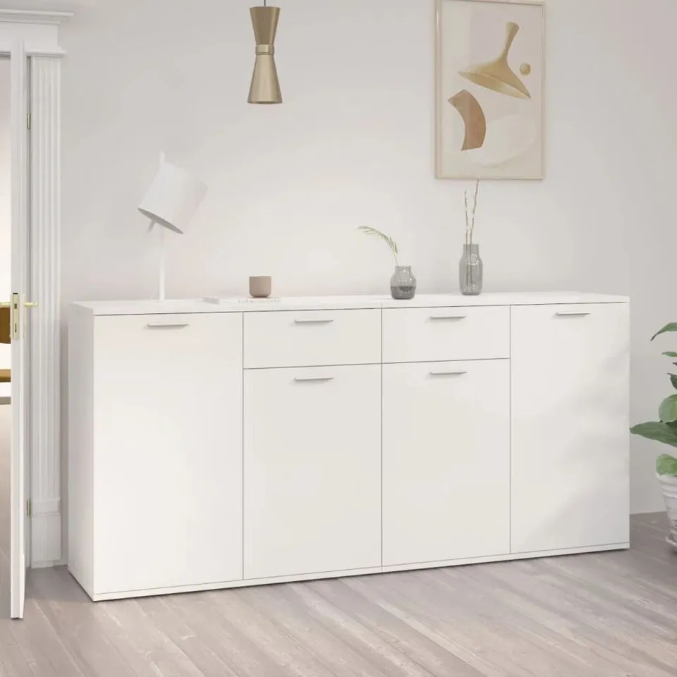 BOXED AUDREYNA SIDEBOARD 160X36X75 CM ENGINEERED WOOD (2 BOXES)