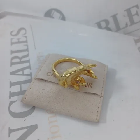 CASA MAYFAIR GOLD HAND DESIGN RING 