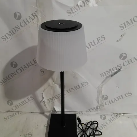 BOXED SFIXX SET OF 2 INDOOR/OUTDOOR TOUCH TABLE LIGHTS BLACK