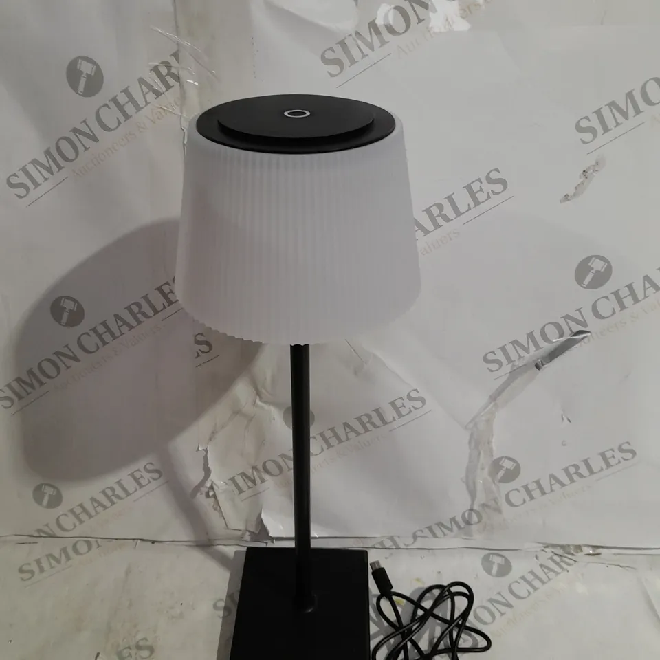 BOXED SFIXX SET OF 2 INDOOR/OUTDOOR TOUCH TABLE LIGHTS BLACK