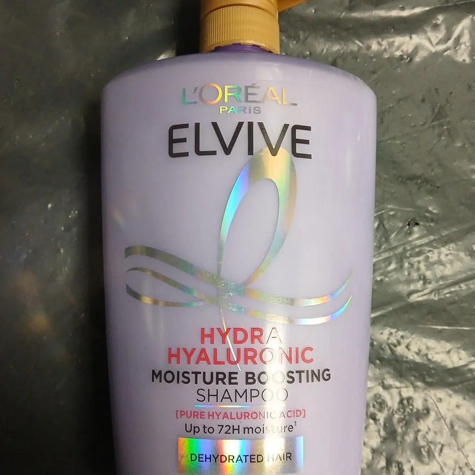L’ORÉAL PARIS ELVIVE HYDRA HYALURONIC MOISTURE BOOSTING SHAMPOO - 1L
