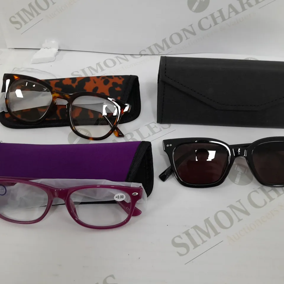 HUMMINGBIRD SUNGLASSE AND READING GLASSES 