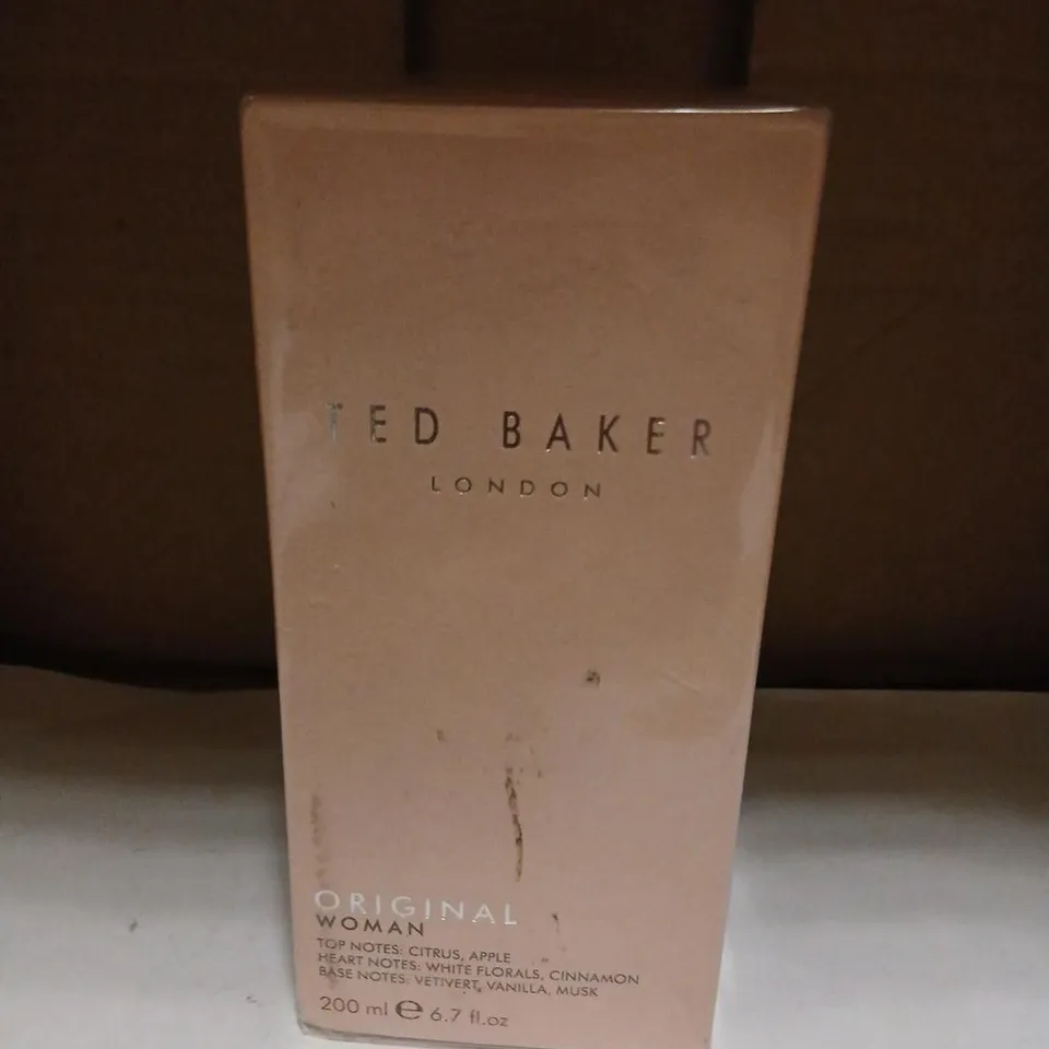 BOXED AND SEALED TED BAKER LONDON ORIGINAL WOMAN 200ML