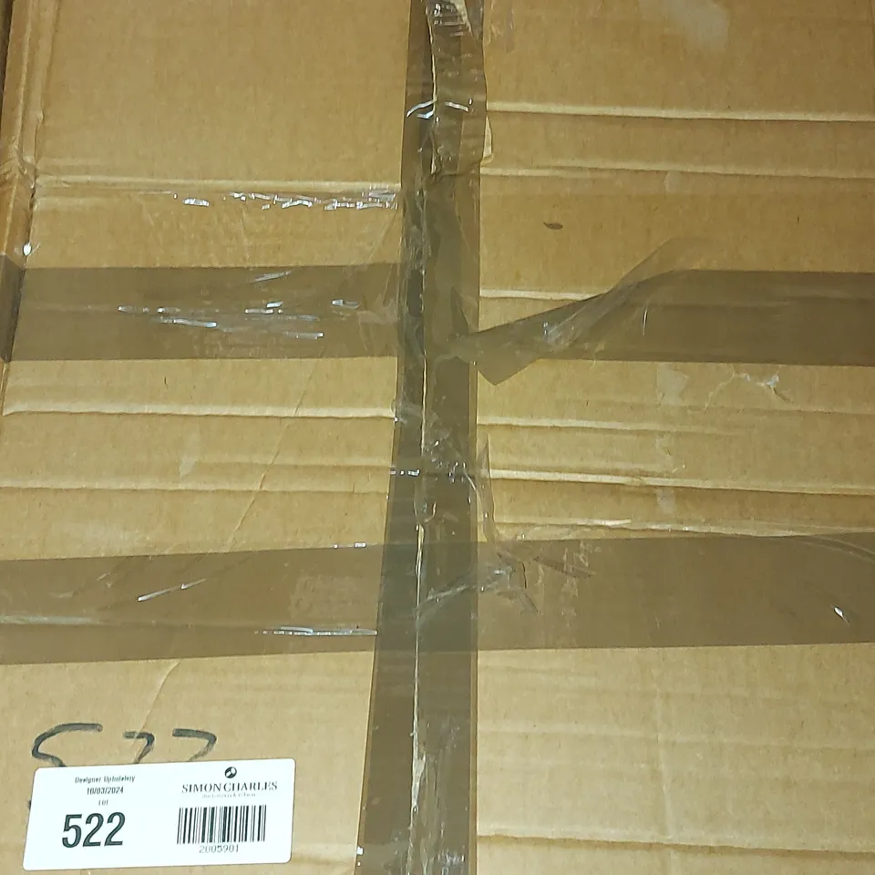 BOXED GREY CROXLEY SIDE CHAIRS SET OF 2 (1 BOX)