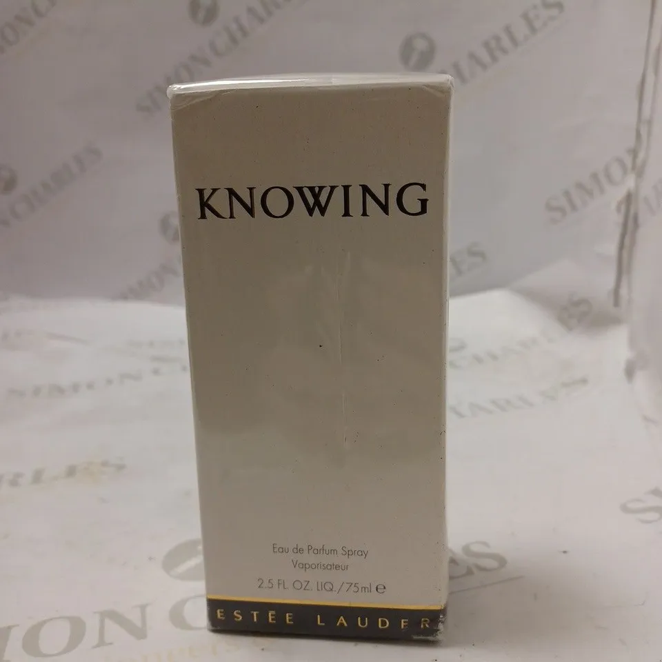 BOXED AND SEALED ESTEE LAUDER KNOWING EAU DE PARFUM 75ML