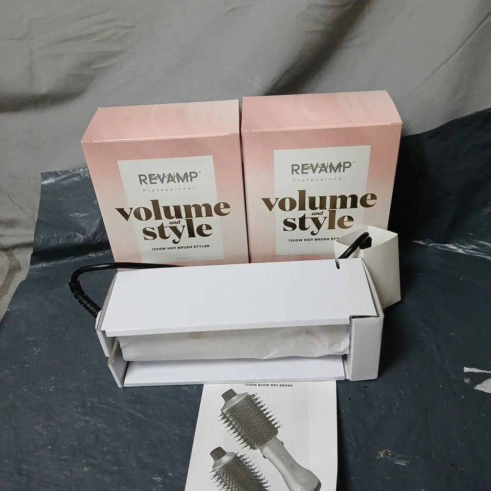 REVAMP VOLUME STYLE 1200W BLOW DRY BRUSH BOXED