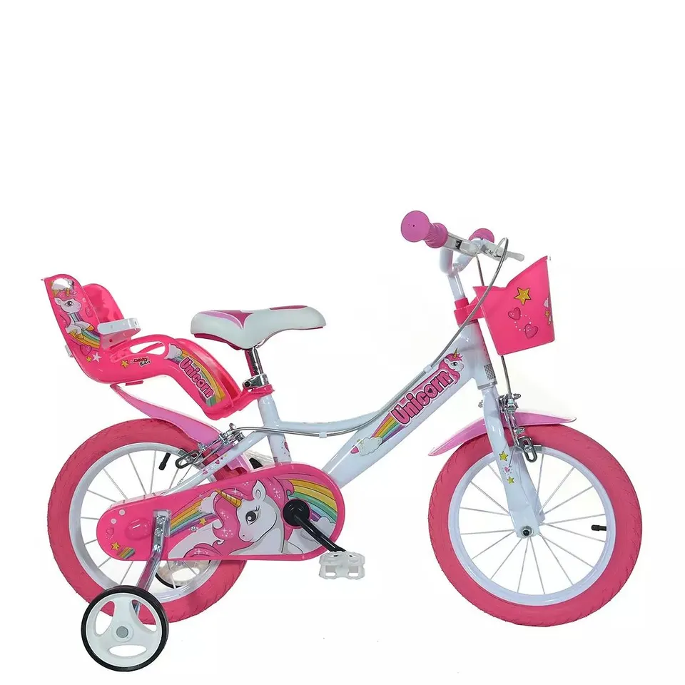 BOXED UNICORN 16" BIKE IN PINK