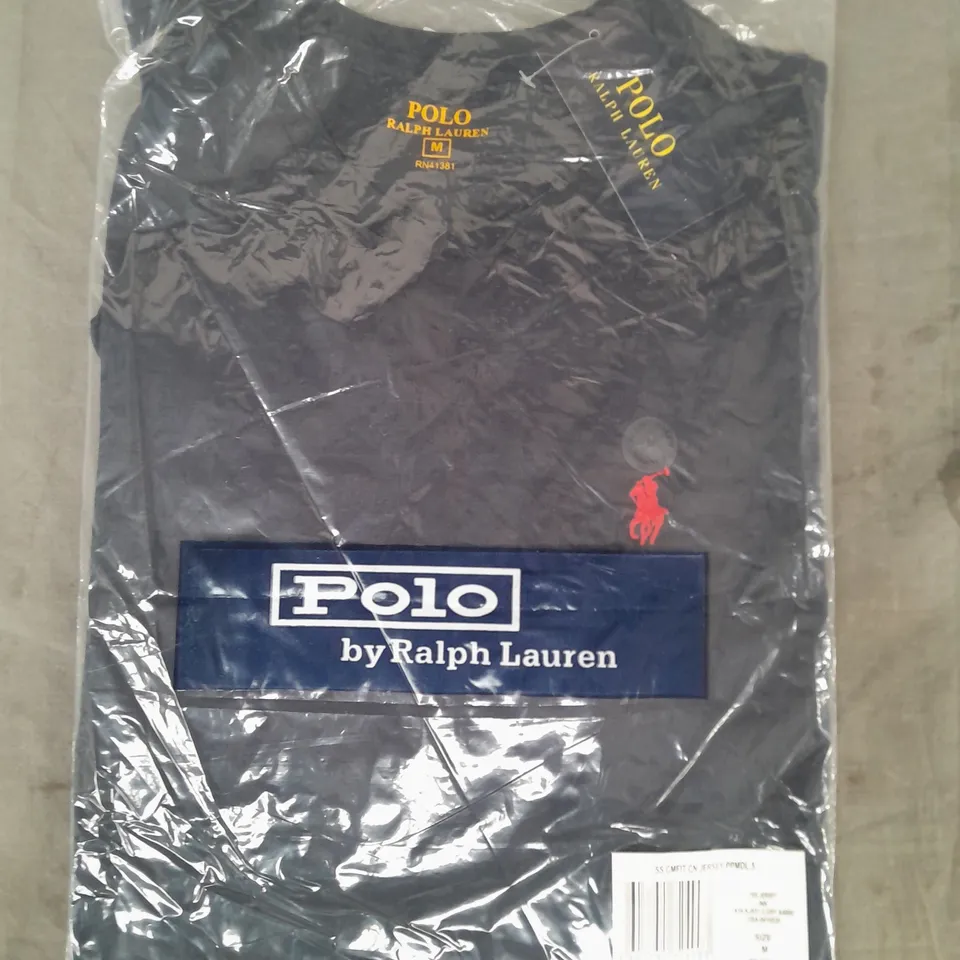 POLO RALPH LAUREN TOP IN NAVY SIZE MEDIUM