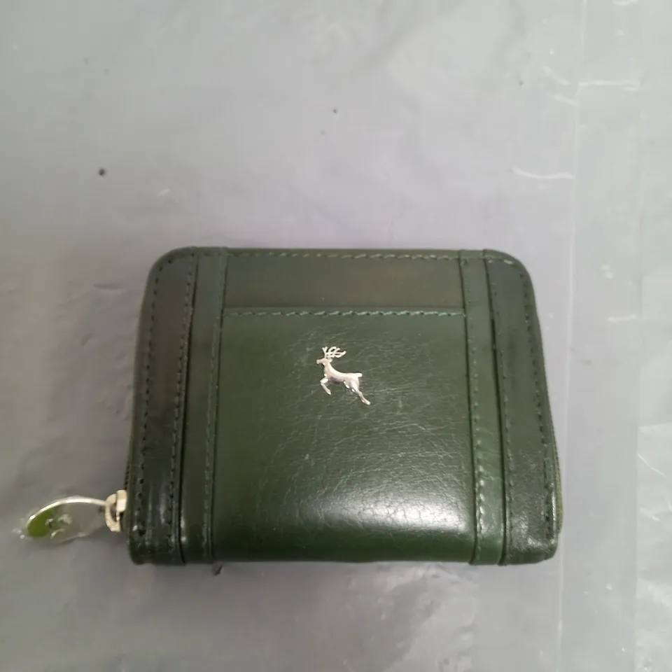ASHWOOD LEATHER ANGELA RFID ZIP POCKET PURSE