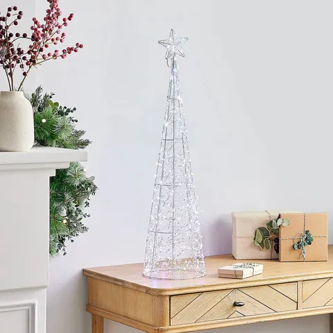 HOME STORIES PRE LIT INDOOR/OUTDOOR CRYSTAL LOOK SHAPES