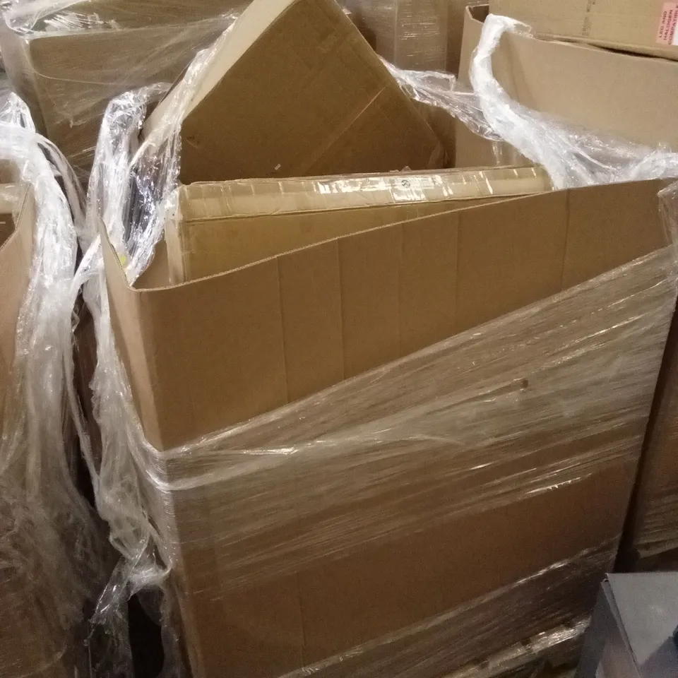 PALLET TO CONTAIN A LARGE QUANTITY OF DESIGNER HOME LIGHTING GOODS AND PRODUCTS 