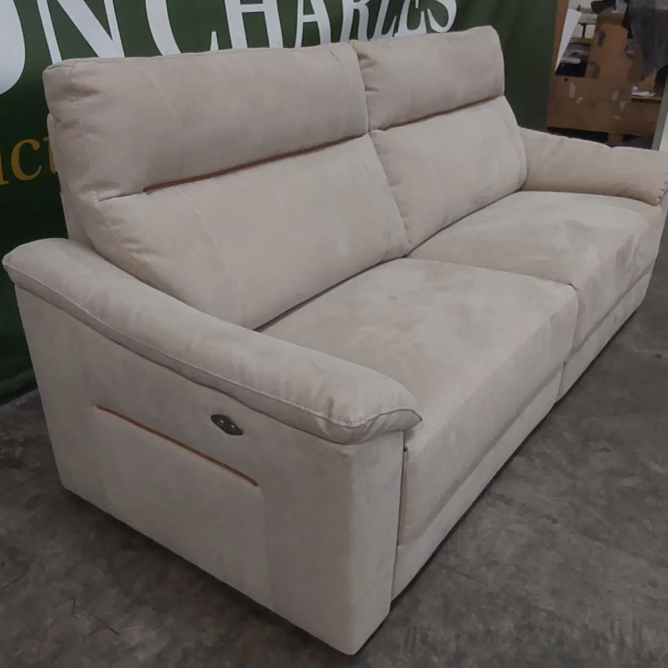 QUALITY DESIGNER ITALIAN MADE 3 SEATER ELECTRIC RECLINER SOFA