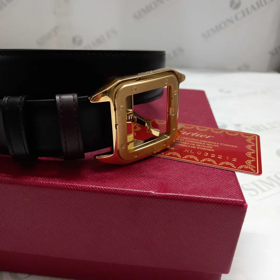 BOXED CARTIER BELT 