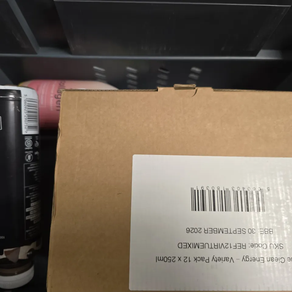 APPROXIMATELY 12 ASSORTED DRINKS ITEMS TO INCLUDE - HUEL CHOCOLATE , ROBINSONS MINI PASSION FRUIT & MANGO ETC