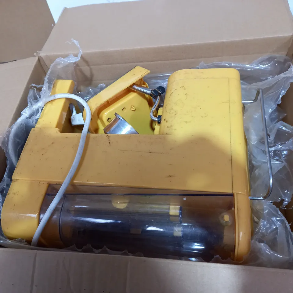 SWAN RETRO PUMP ESPRESSO COFFEE MACHINE - YELLOW