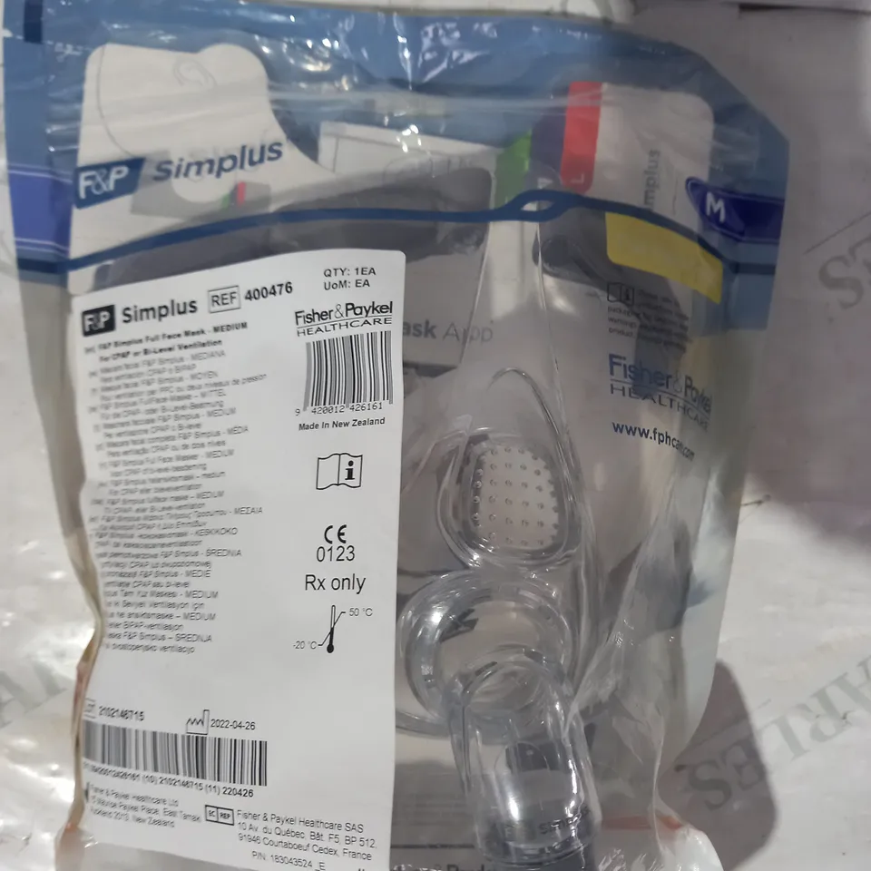 FISHER & PAYKEL HEALTHCARE SIMPLUS FULL FACE MASK - MEDIUM