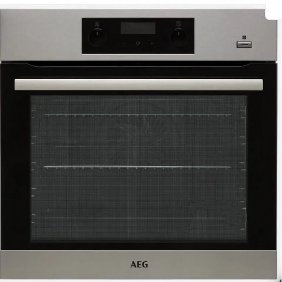 AEG INTEGRATED 6000 SERIES STEAMBAKE WITH AQUA CLEAN ENAMEL CLEANING BES355010M RRP £425