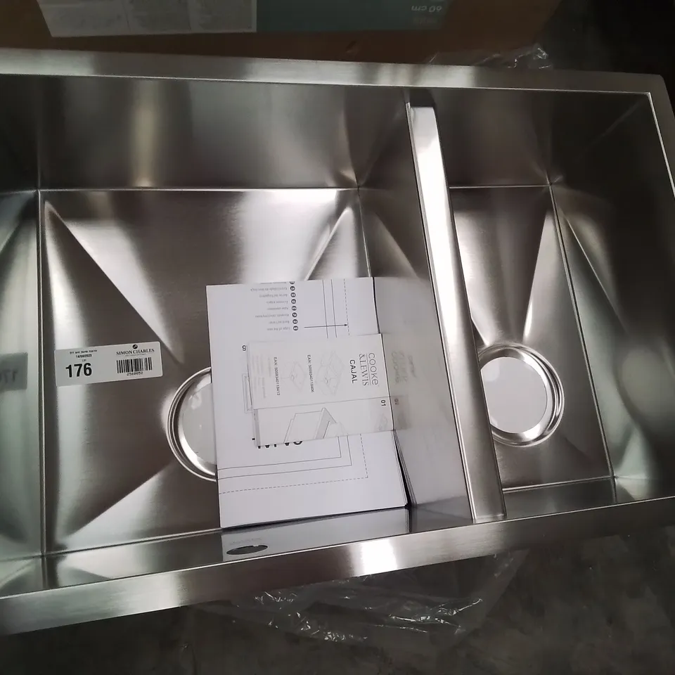 CAJAL STAINLESS STEEL 1.5 BOWL SINK