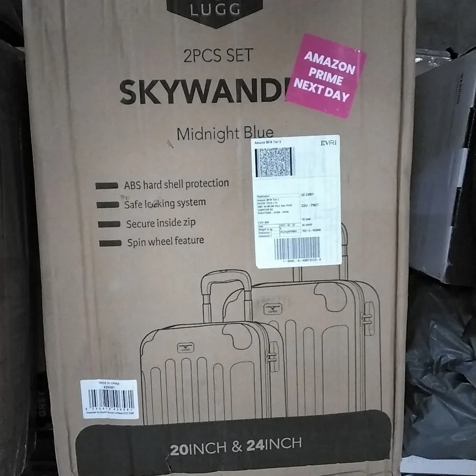 BOXED LUGG SKYWANDER HARDSHELL SUITCASE - MIDNIGHT BLUE 