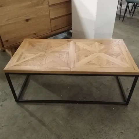 QUALITY DESIGNER INDUS RUSTIC COFFEE TABLE