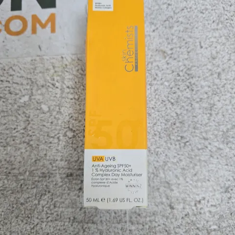 SKINCHEMISTS PROFESSIONAL ANTI-AGEING DAY MOISTURISER SPF50+ – 50 ML