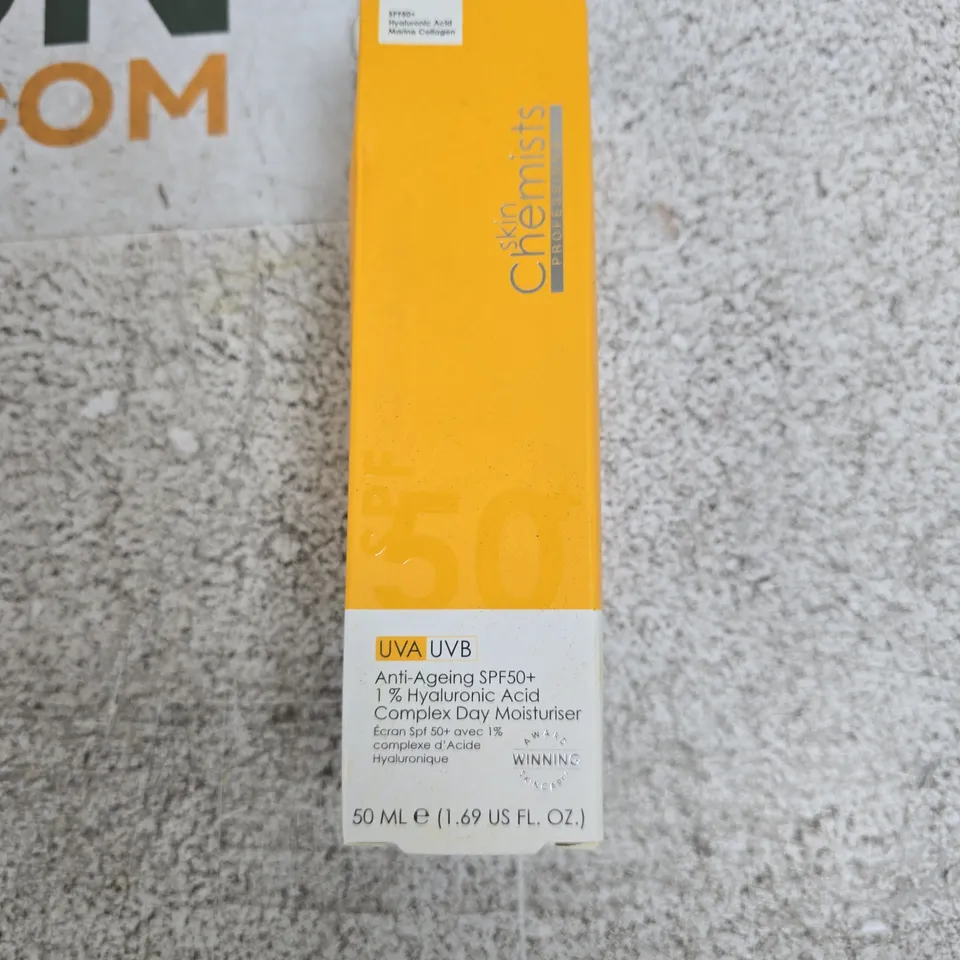 SKINCHEMISTS PROFESSIONAL ANTI-AGEING DAY MOISTURISER SPF50+ – 50 ML