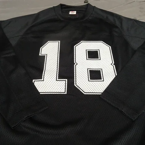 CORTEIZ LS HMP MESH PANEL JERSEY BLACK