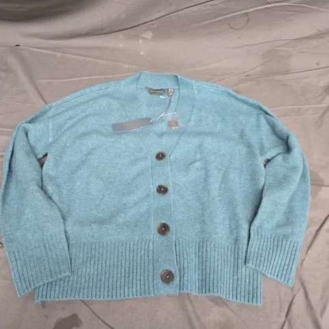 RUTH LANGFORD FASHION TEAL KNIT CARDIGAN – WOMEN'S CARDIGAN - UK MEDIUM