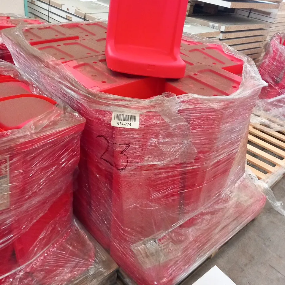 PALLET OF APPROXIMATELY 24 FIRE EXTINGUISHER TROLLEYS FA-075 EXL