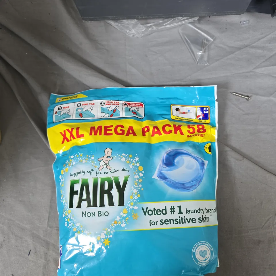 FAIRY NON BIO XXL MEGA PACK LAUNDRY DETERGENT – 58 WASHES
