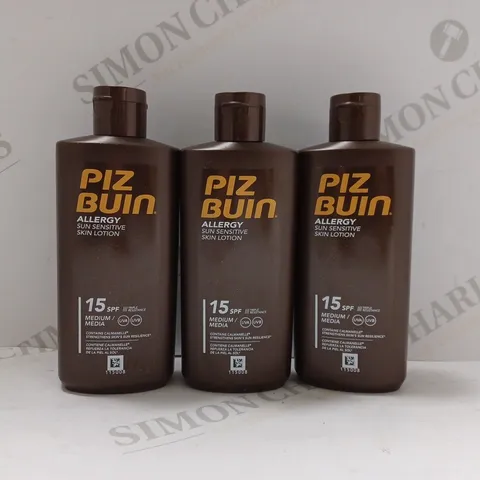 SET OF 6 PIZ BUIN ALLERGY LOTION SPF15 200ML