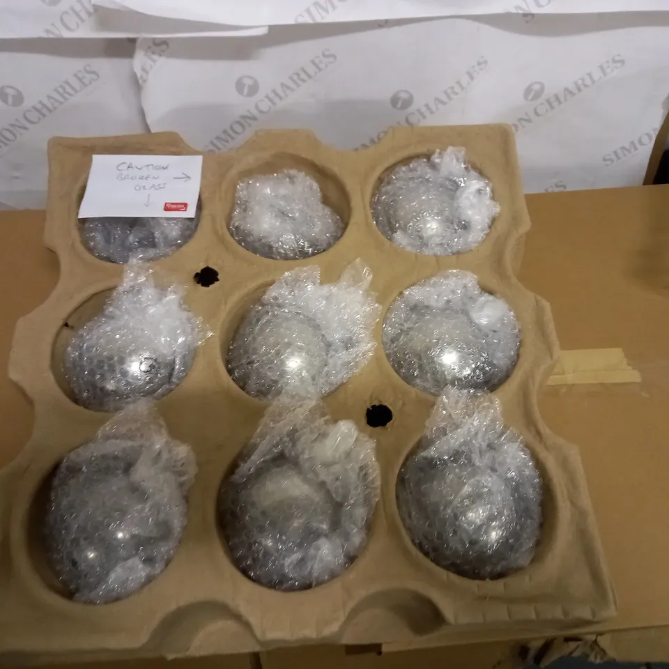 JOHN LEWIS HUXLEY 9 LIGHT SEMI FLUSH SMOKED GLASS SHADE