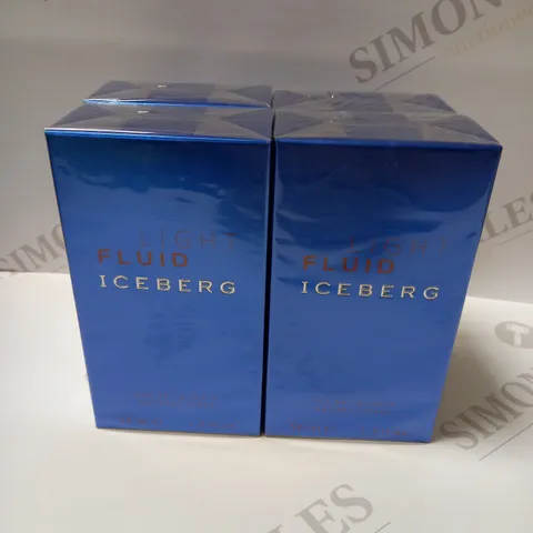 4 X 30ML LIGHT FLUID ICEBERG EAU DE TOILETTE