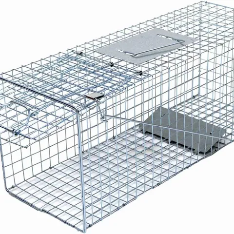 OYPLA LARGE HUMANE ANIMAL RODENT RAT PEST TRAP CAGE - 66 X 23 X 26CM