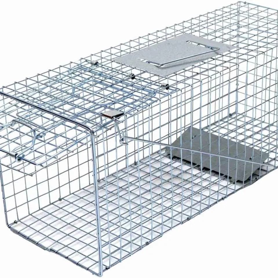 OYPLA LARGE HUMANE ANIMAL RODENT RAT PEST TRAP CAGE - 66 X 23 X 26CM