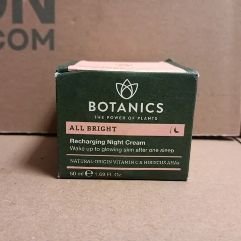 BOTANICS ALL BRIGHT RECHARGING NIGHT CREAM (50ML)