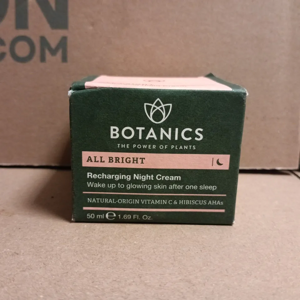 BOTANICS ALL BRIGHT RECHARGING NIGHT CREAM (50ML)