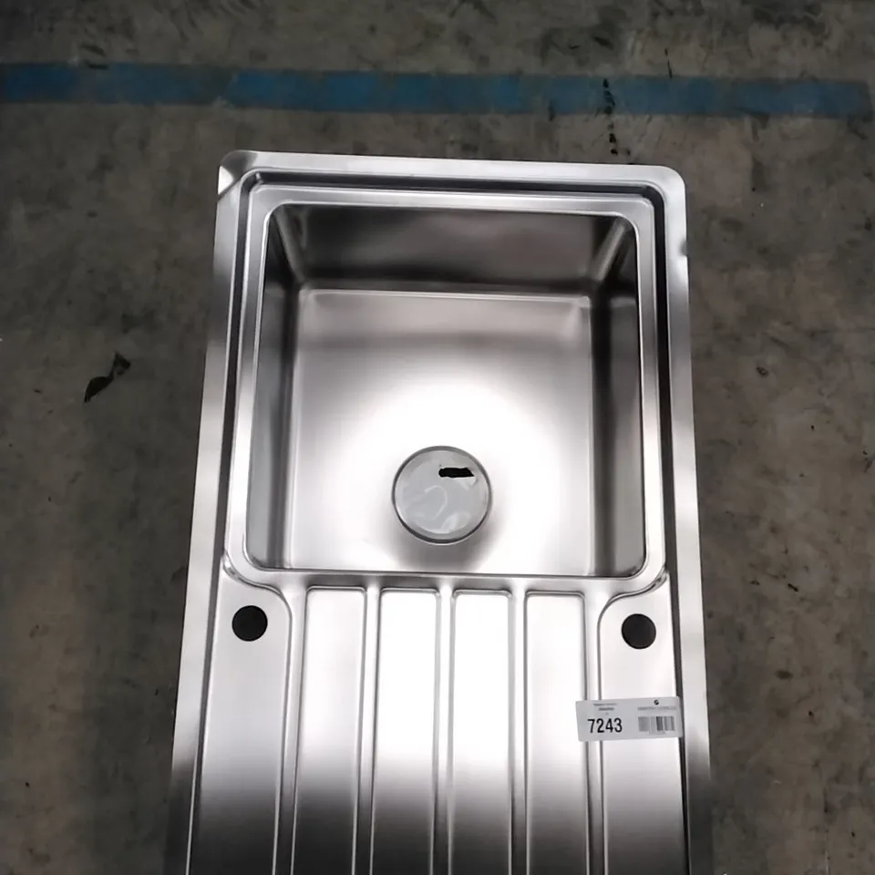 BOXED GOODHOME 1 BOWL 1 DRAINER KITCHEN SINK 