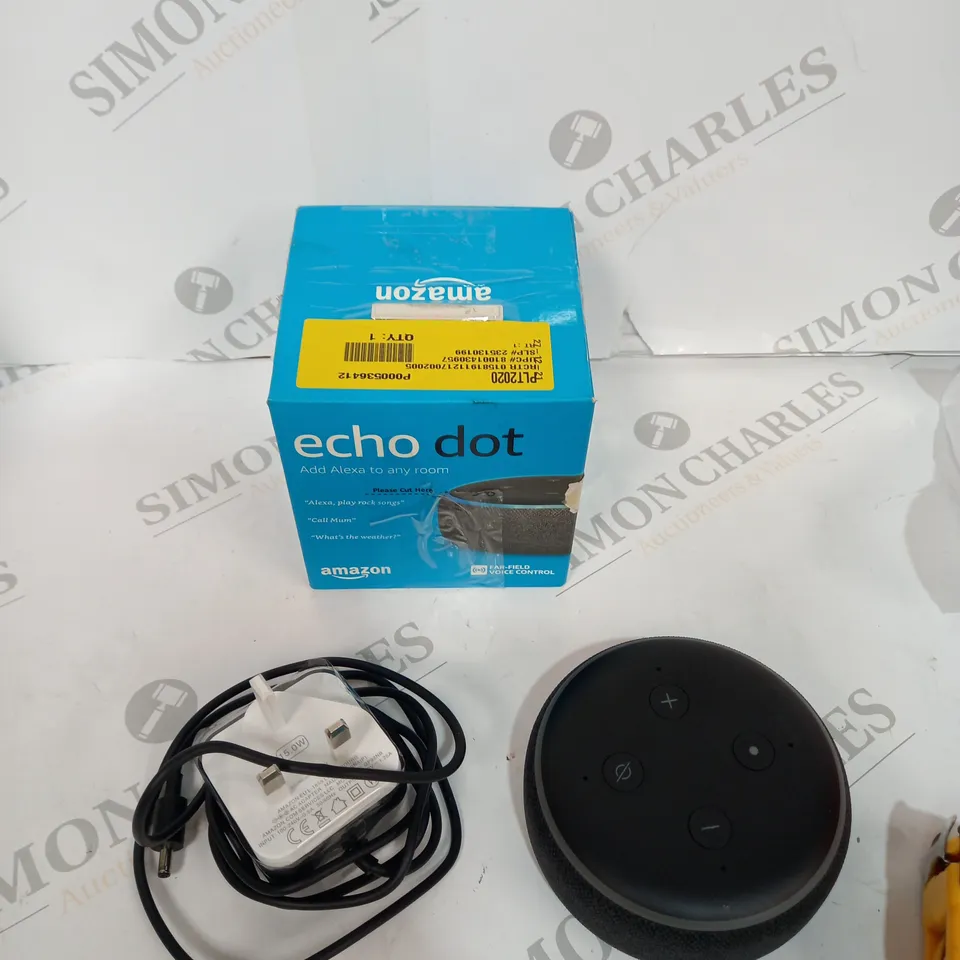 BOXED AMAZON ECHO DOT SPEAKER