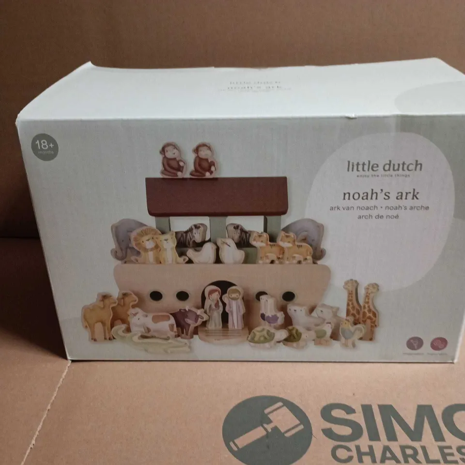 LITTLE DUTCH NOAH’S ARK WOODEN TOY SET 