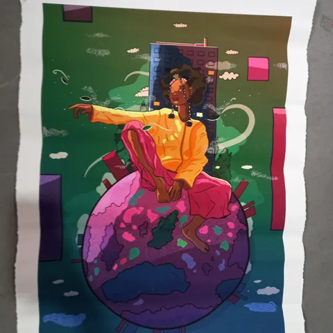 TASIA GRAHAM SIGNED LIMITED EDITION "MIDDLE CLASS" ARTWORK (1/20)