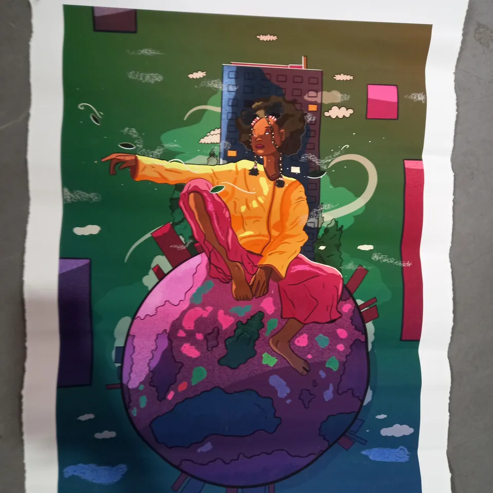 TASIA GRAHAM SIGNED LIMITED EDITION "MIDDLE CLASS" ARTWORK (1/20)