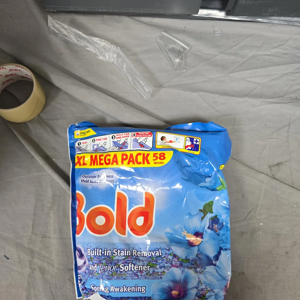BOLD WASHING PODS – XL MEGA PACK, 58 WASHES