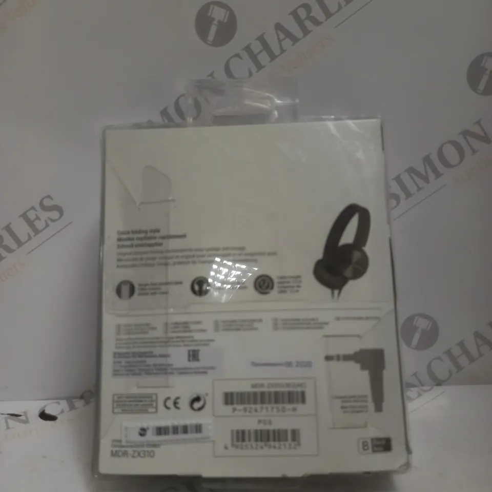BOXED SONY MDR-ZX310 HEADPHONE, BLACK