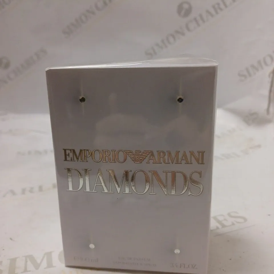 BOXED AND SEALED EMPORIO ARMANI DIAMONDS EAU DE PARFUM 100ML