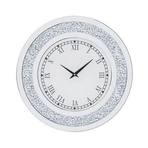 BOXED ANNWYN GLASS WALL CLOCK