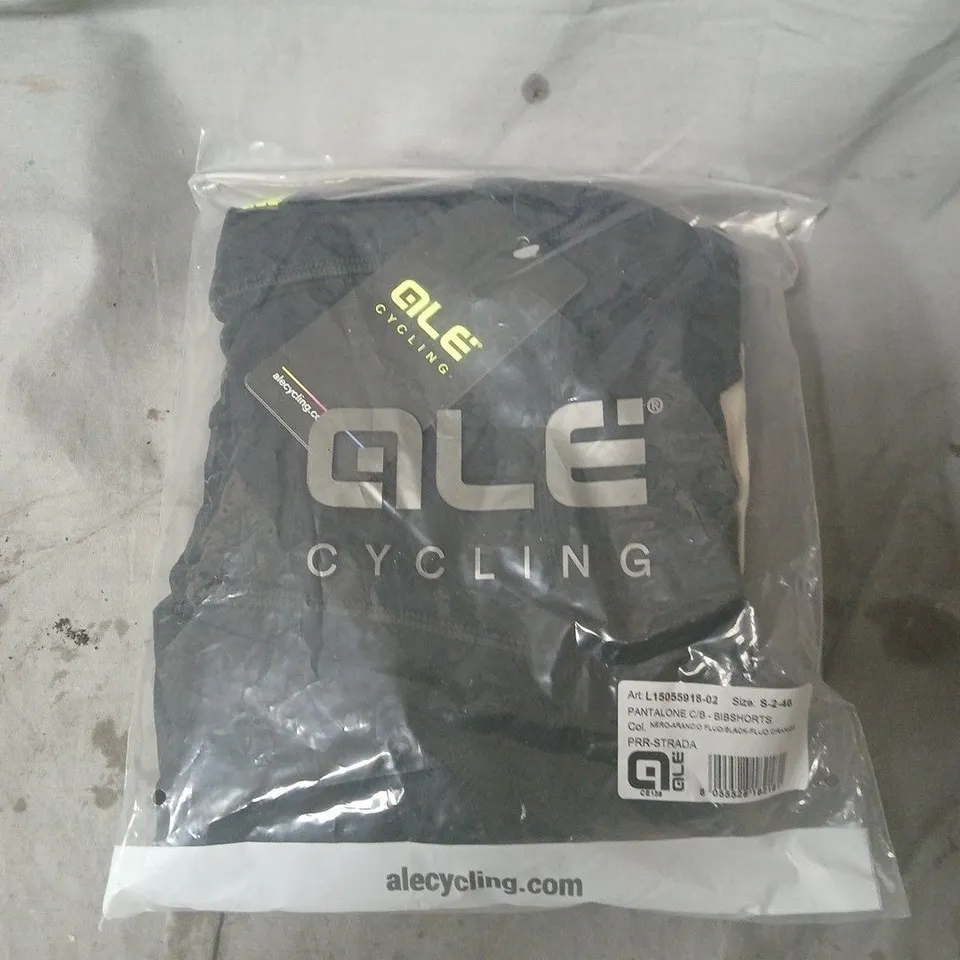 BAGGED ALE CYCLING PANTALONE C/B BIBSHORTS IN BLACK (S-2-46)