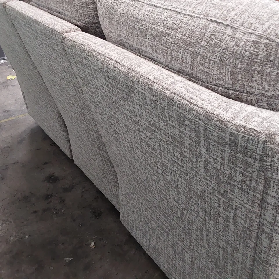 QUALITY BRITISH DESIGNER G PLAN KINGSBURY POWER RECLINING THREE SEATER SOFA SHORE SLATE FABRIC 